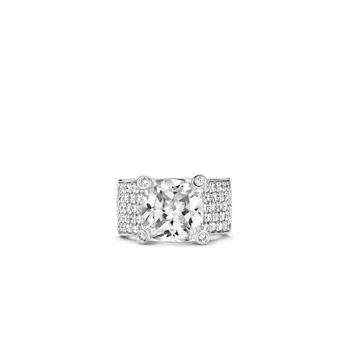 bague TI SENTO ARGENT BIJOUTERIE PAGANI