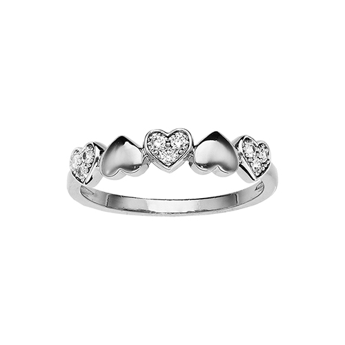 Bague forme coeur outlet